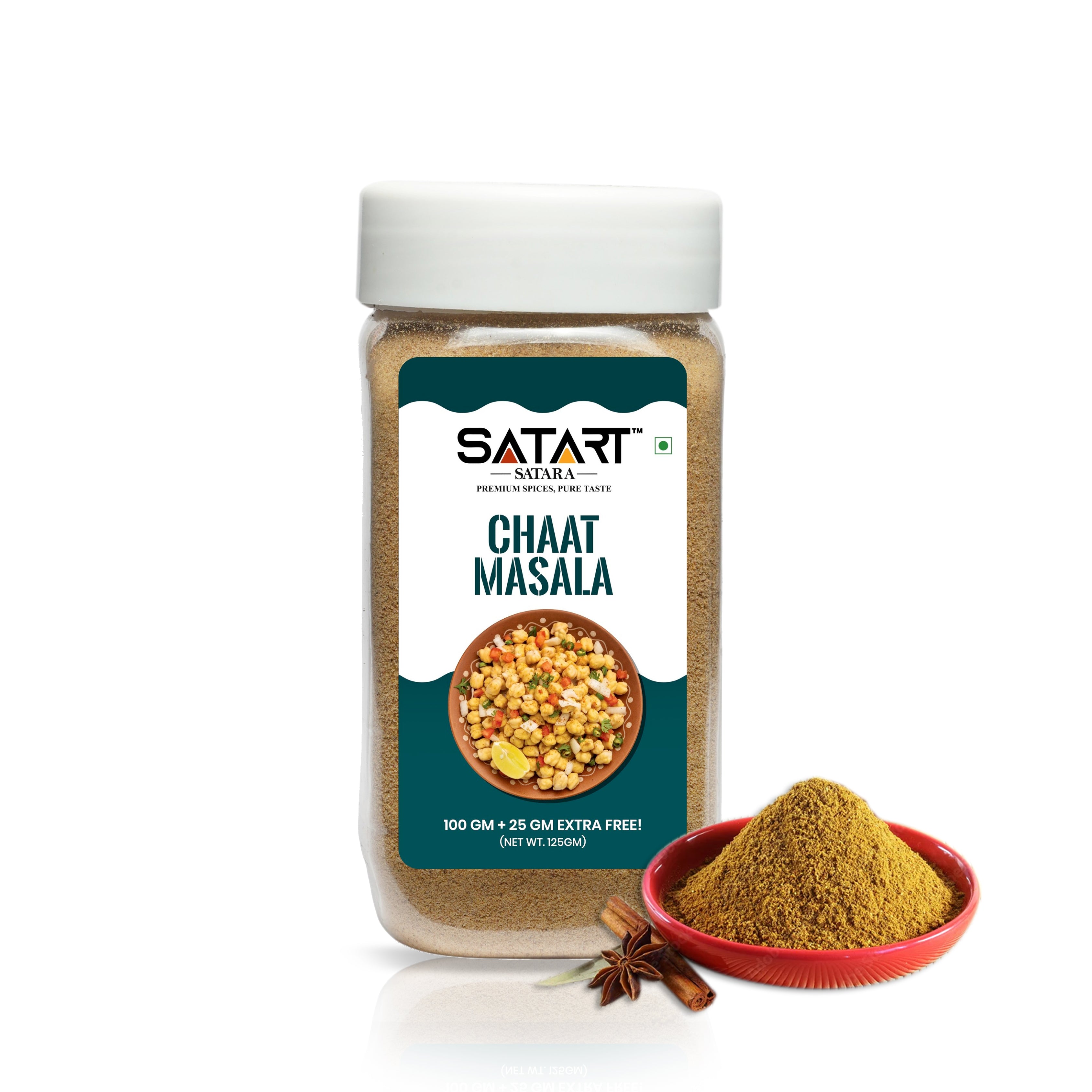 🌟 Satara Spices – Chaat Masala (25% Extra)
