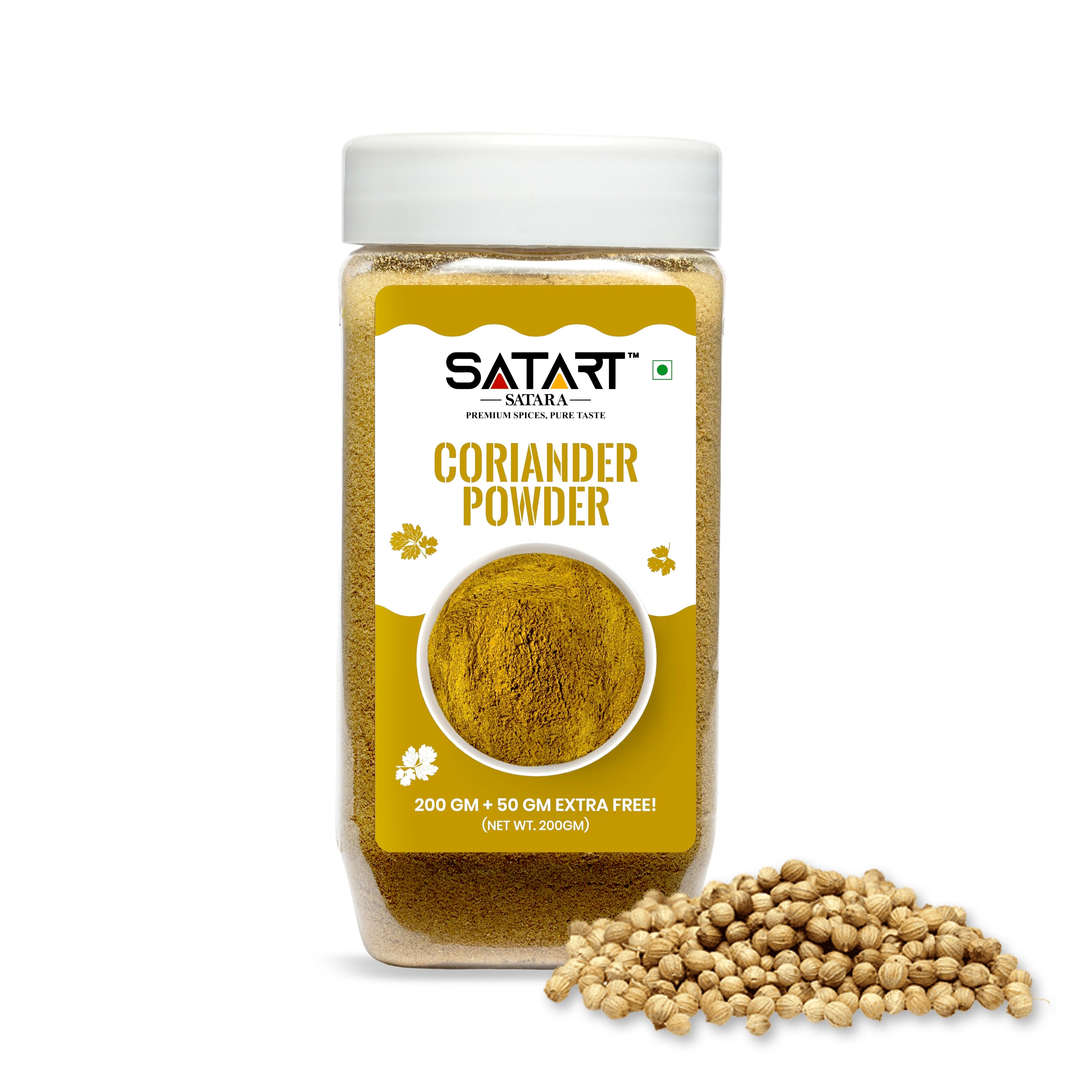 🌿 Satara Spices – Coriander Powder (25% Extra)