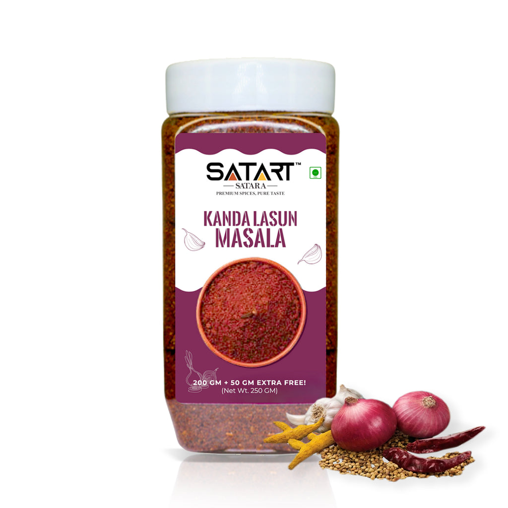 🌶️ Satara Spices – Kanda Lasun Masala (25% Extra)