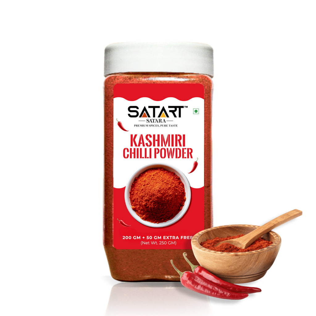 🔥 Satara Spices – Kashmiri Chilli Powder (25% Extra)