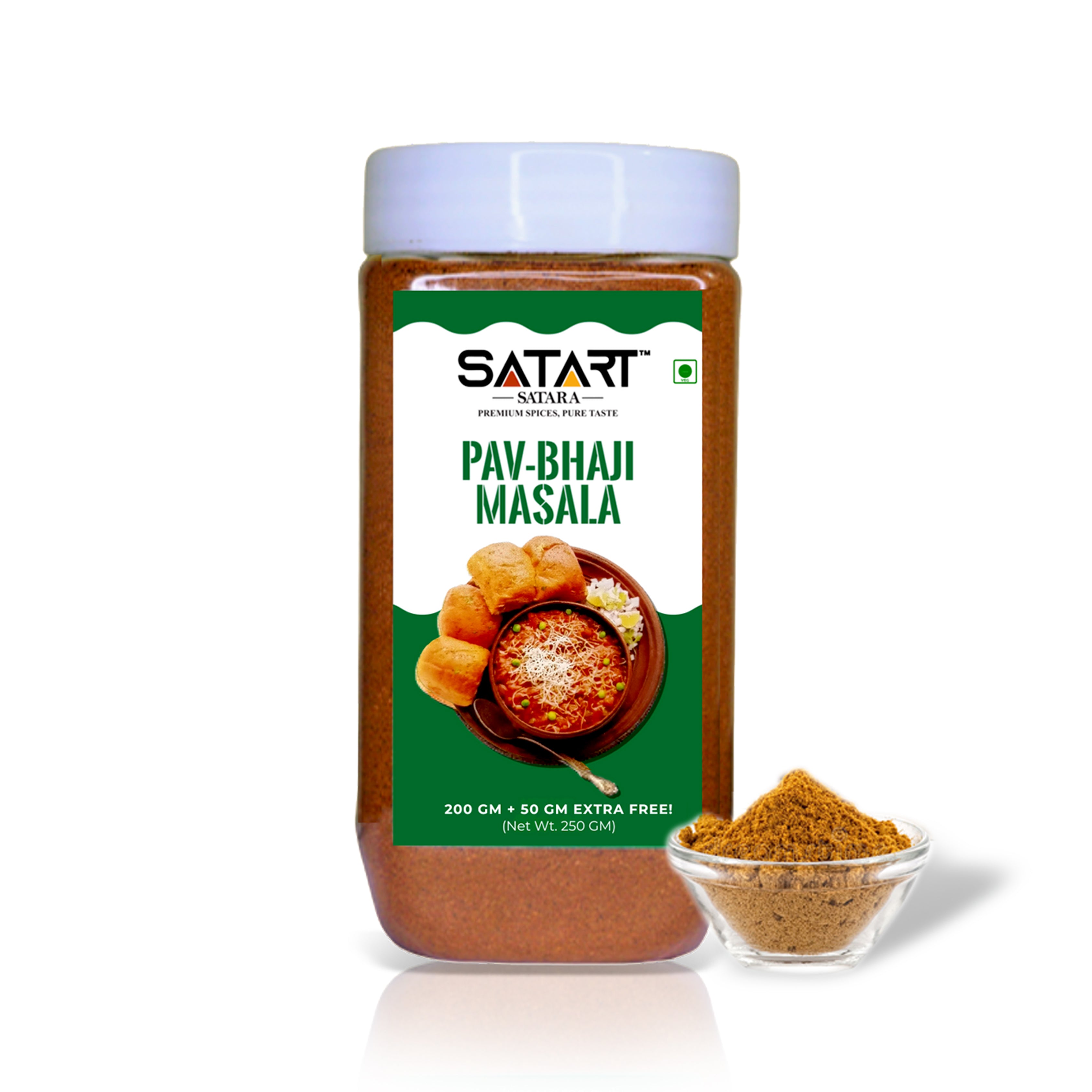 🍛 Satara Spices – Pavbhaji Masala (25% Extra)