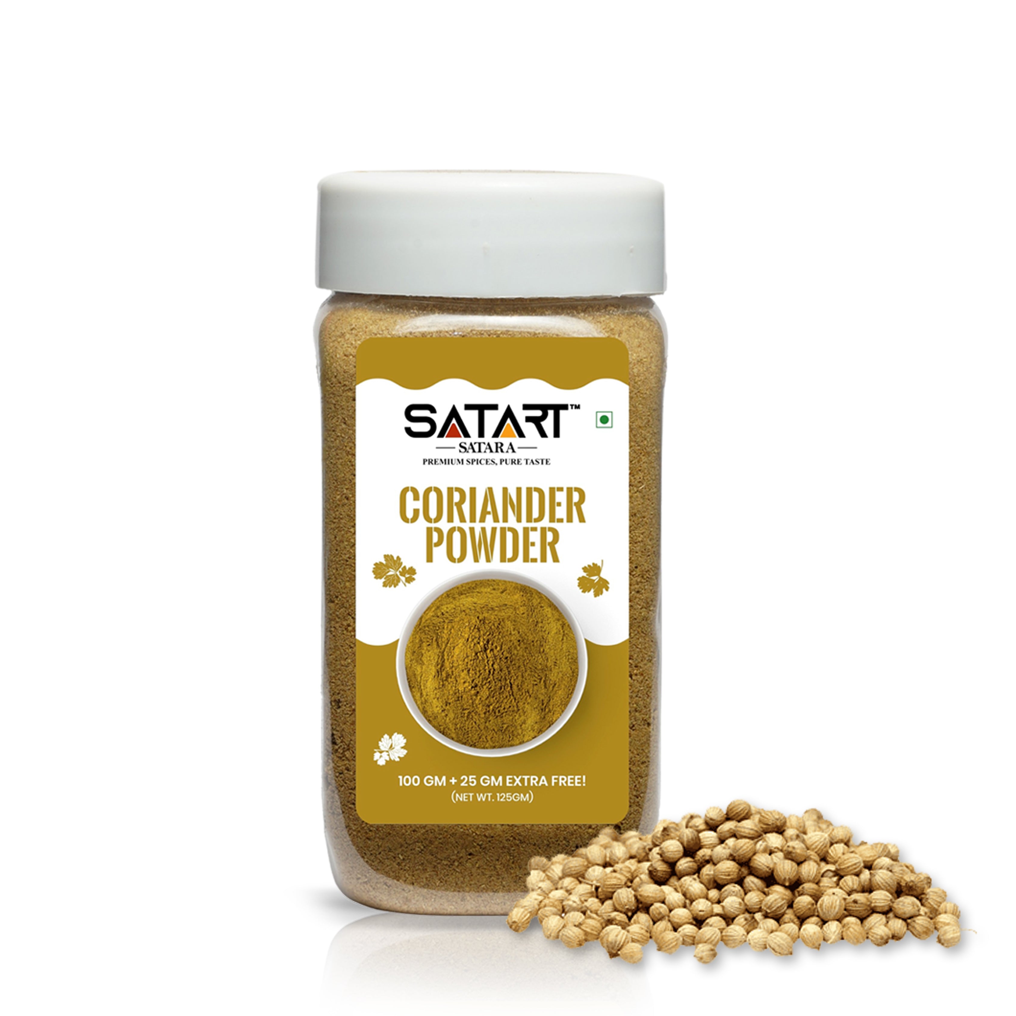 🌿 Satara Spices – Coriander Powder (25% Extra)