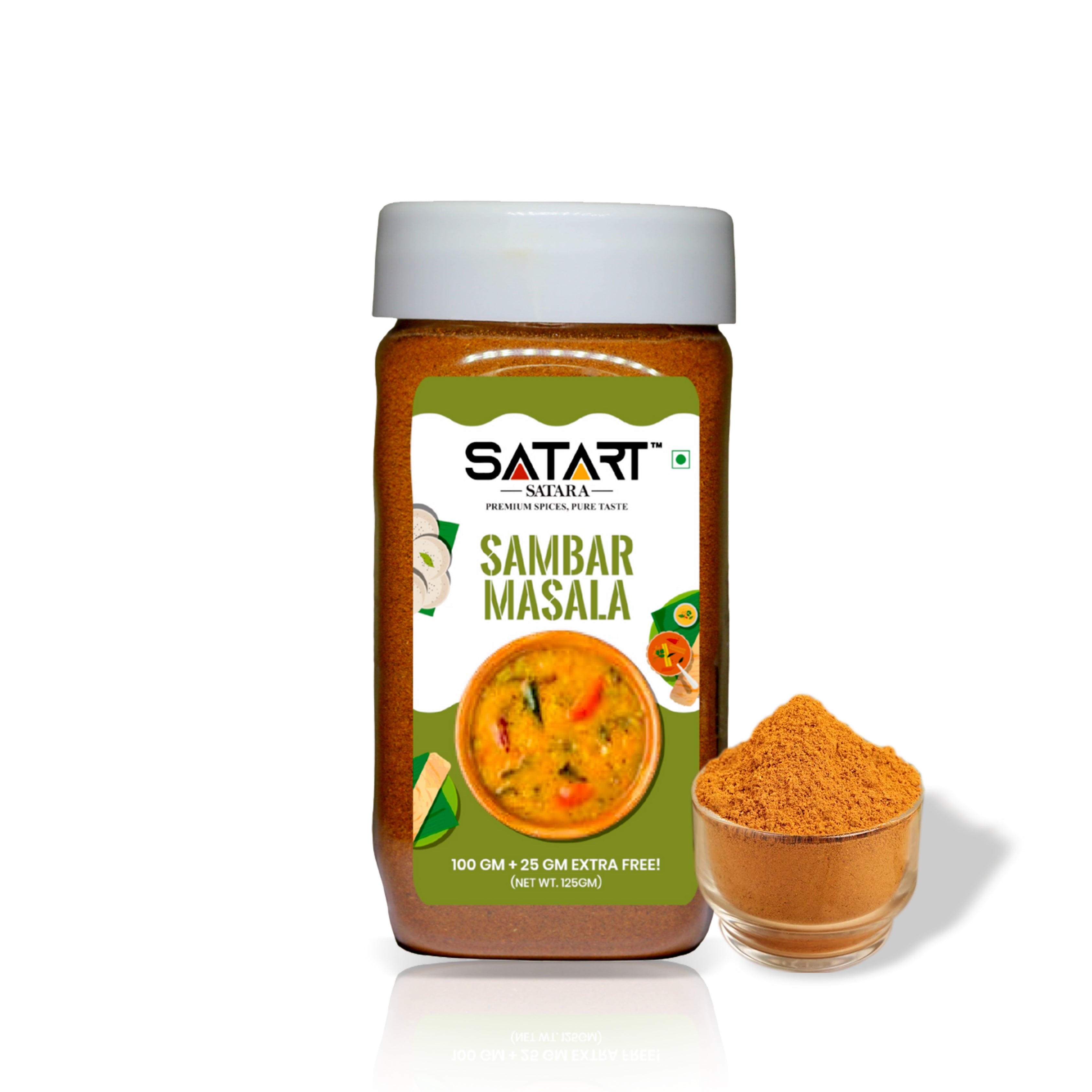 🍲 Satara Spices – Sambar Masala (25% Extra)