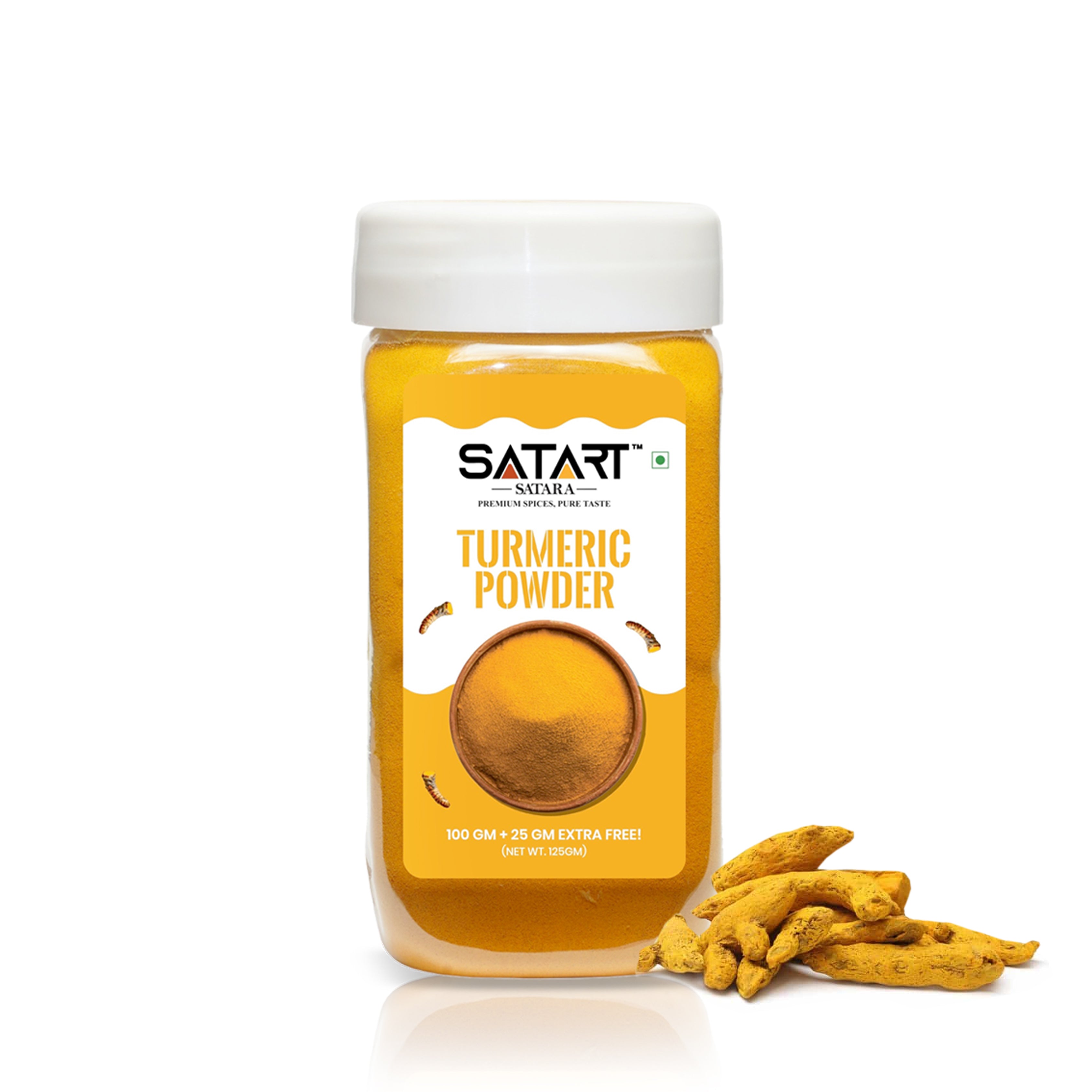 ✨ Satara Spices – Turmeric Powder (25% Extra)