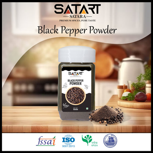 ⚫ Satara Spices – Black Pepper (25% Extra)