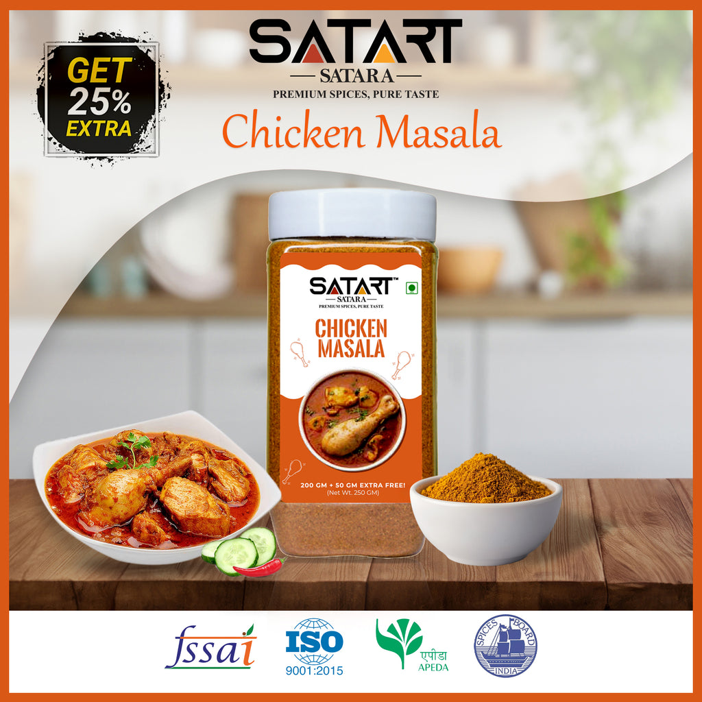 🍗 Satara Spices – Chicken Masala (25% Extra)