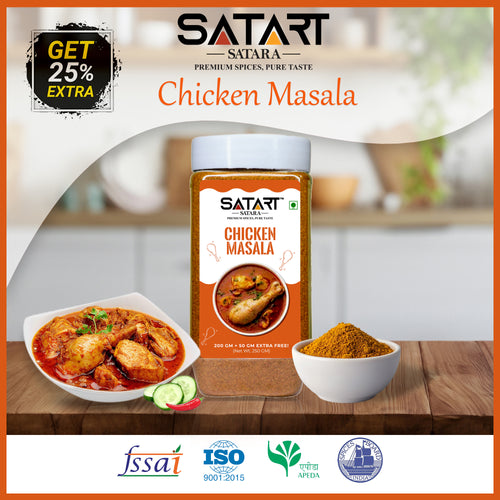 🍗 Satara Spices – Chicken Masala (25% Extra)