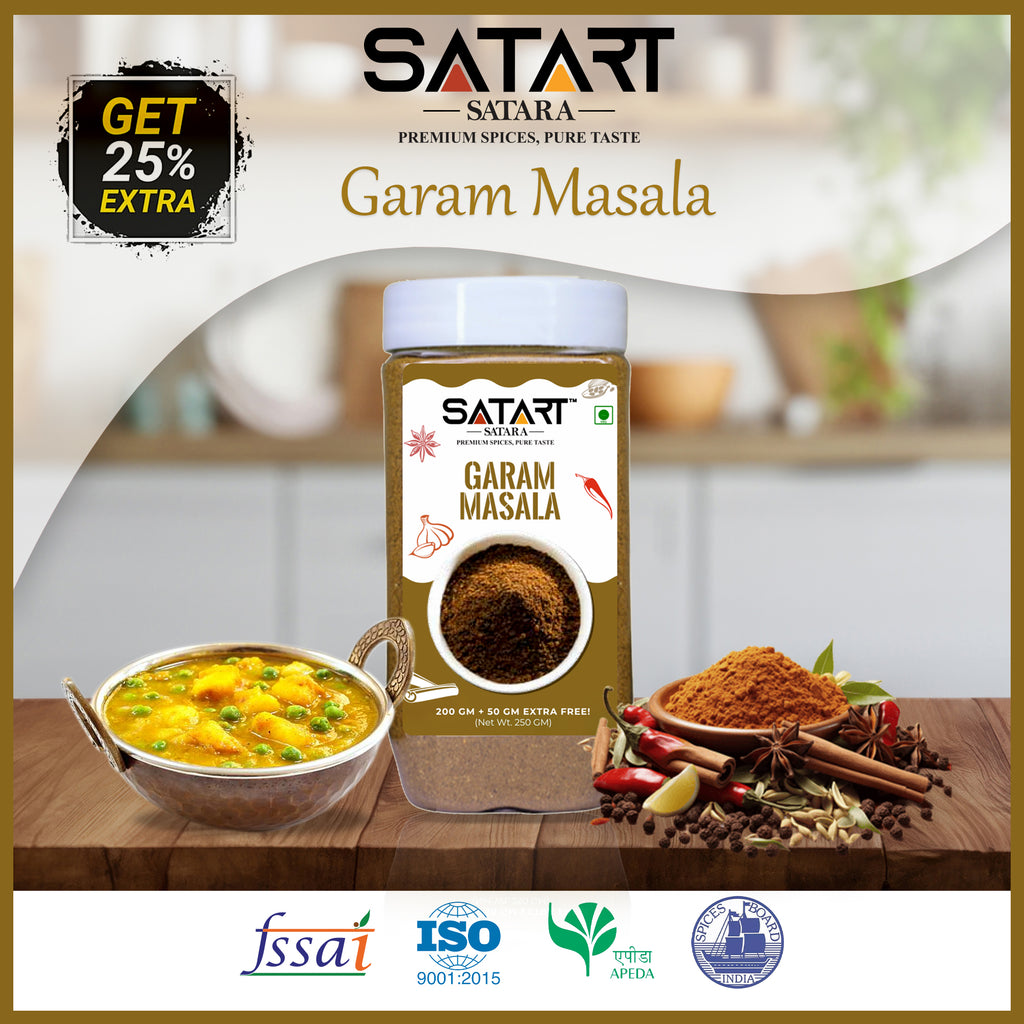 🌟 Satara Spices – Garam Masala (25% Extra)
