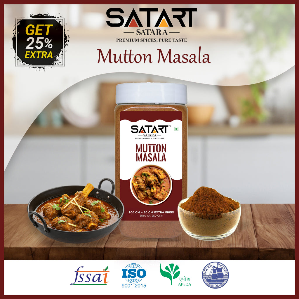 🥘 Satara Spices – Mutton Masala (25% Extra)
