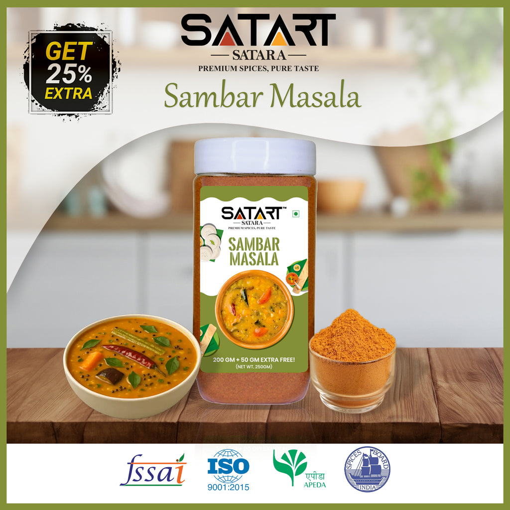 🍲 Satara Spices – Sambar Masala (25% Extra)