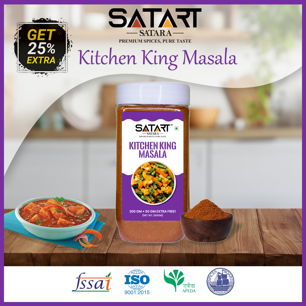 👑 Satara Spices – Kitchen King Masala (25% Extra)