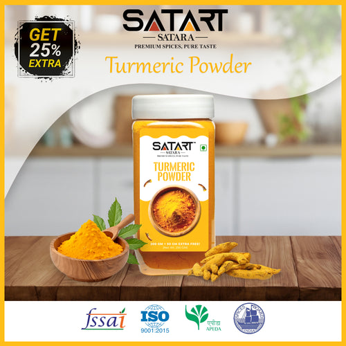 ✨ Satara Spices – Turmeric Powder (25% Extra)
