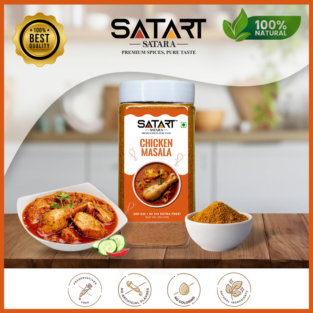 🍗 Satara Spices – Chicken Masala (25% Extra)