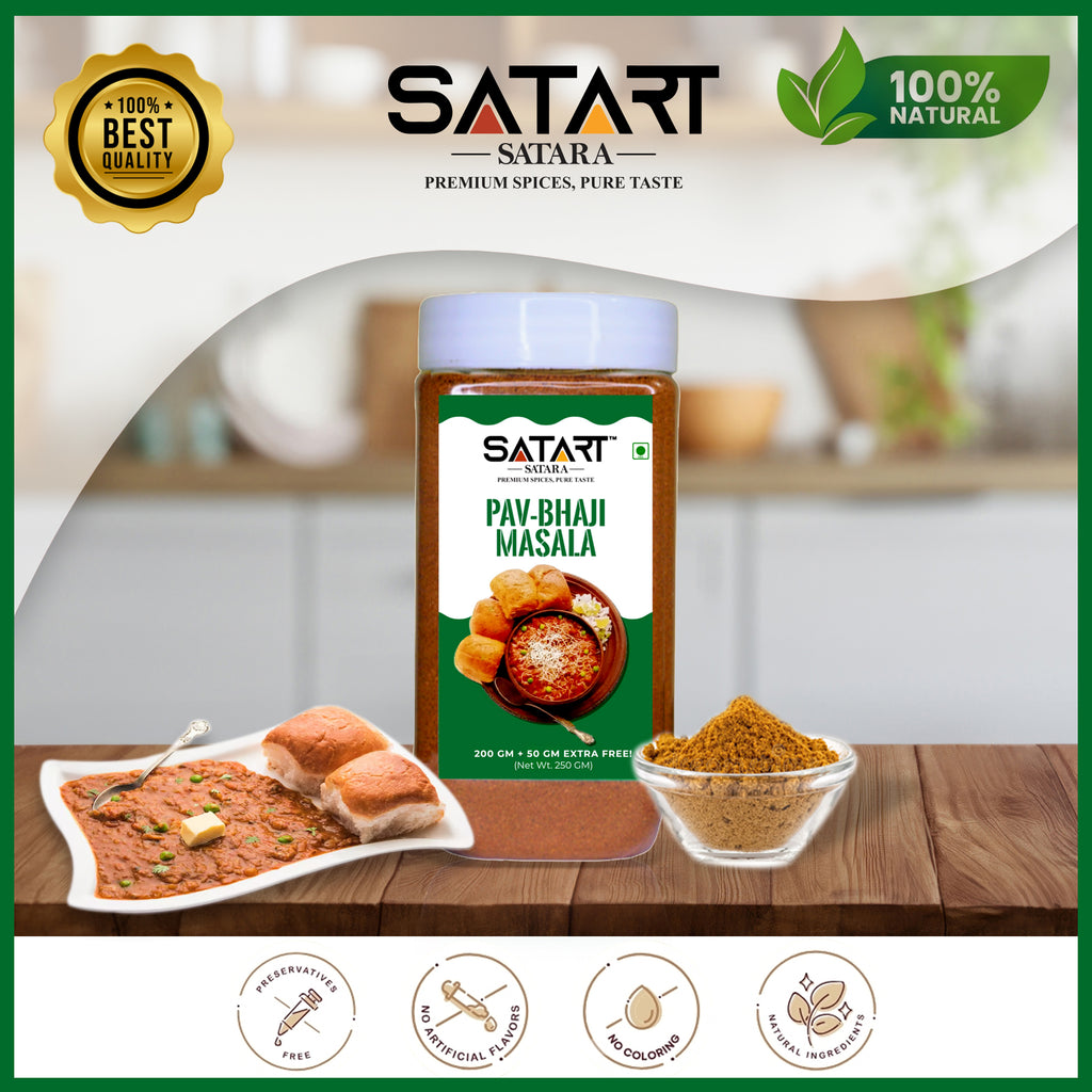 🍛 Satara Spices – Pavbhaji Masala (25% Extra)