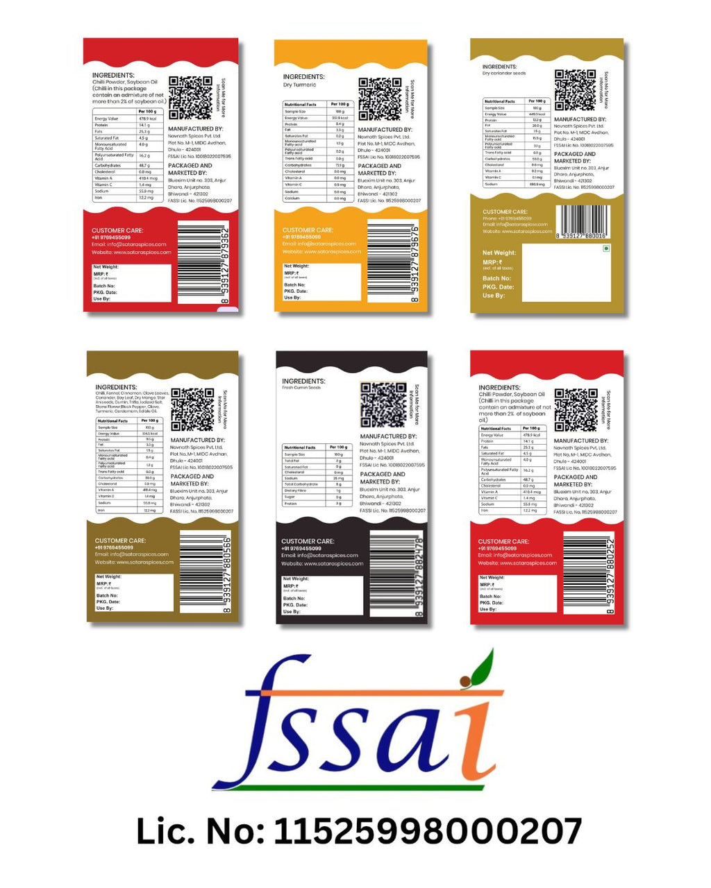 🍛 Satara Spices – Daily Delight Spice Box