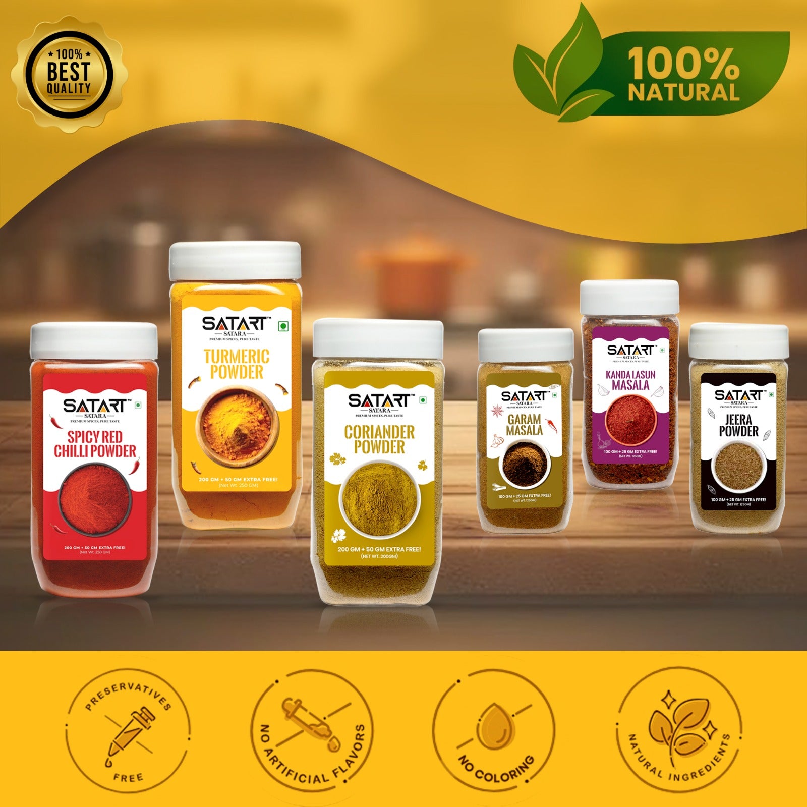 🌶️ Satara Spices – Premium Spices Combo