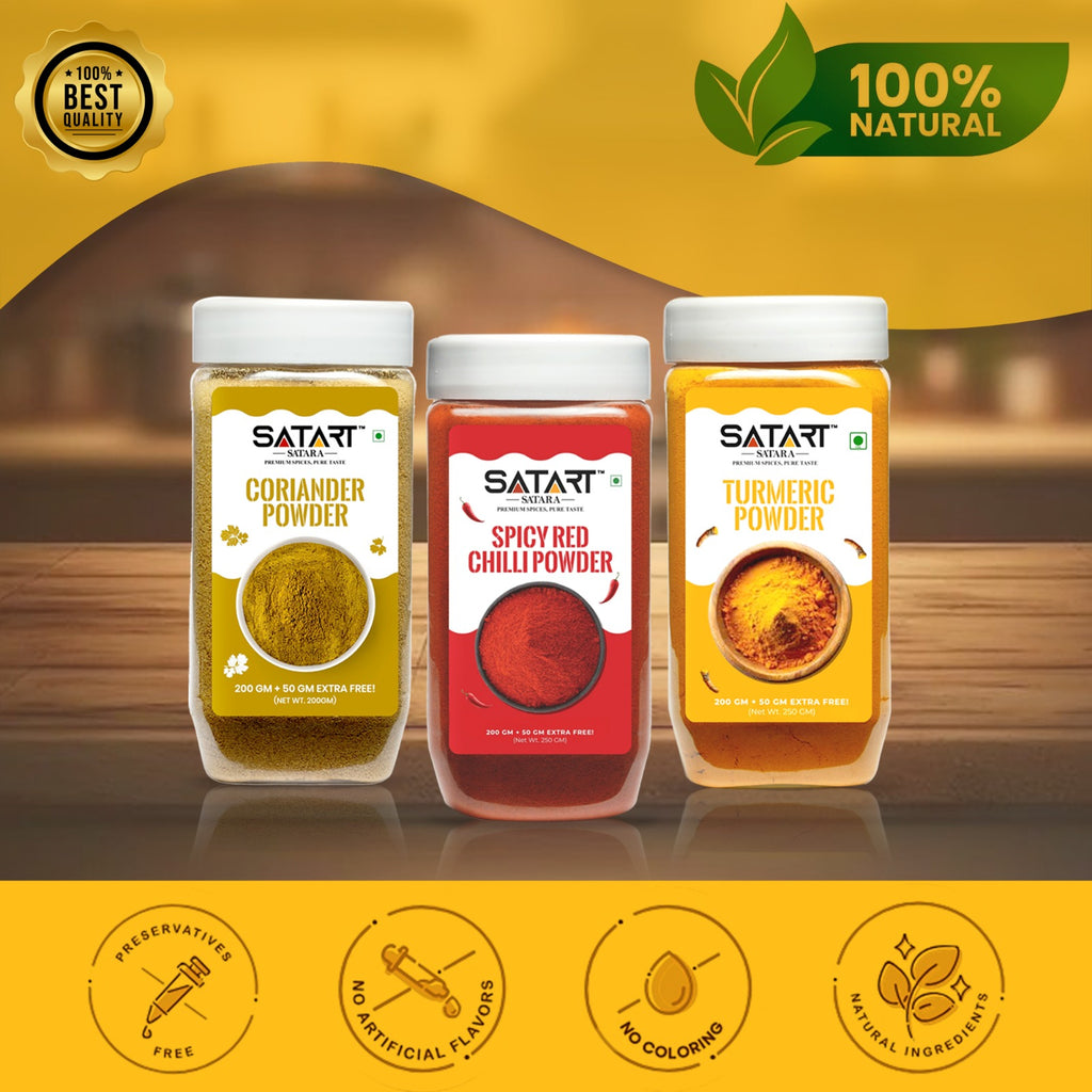 Satara Spices Daily Essentials Combo