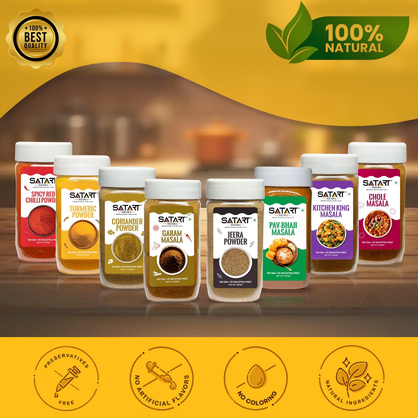 Satara Spices Veg Feast Combo