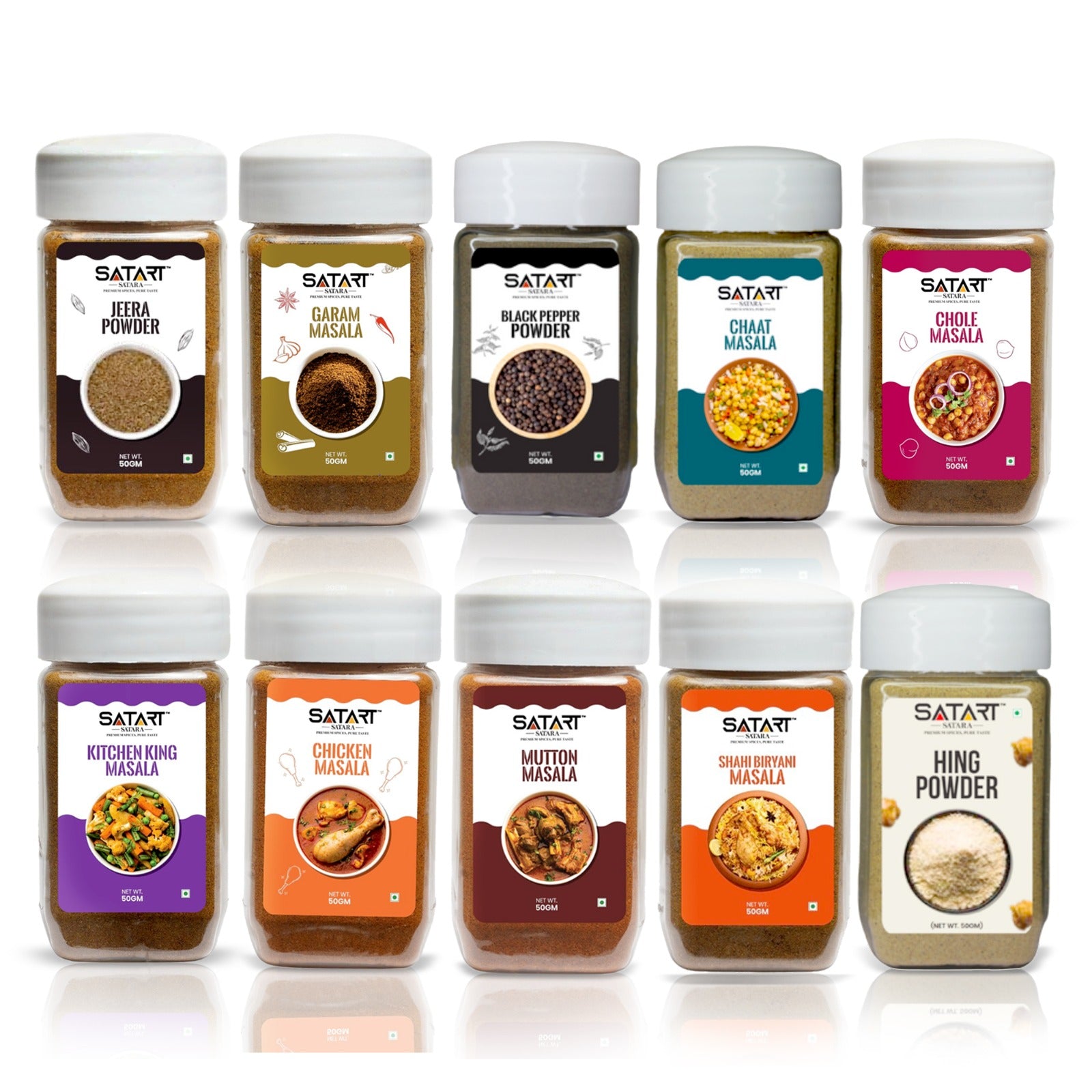 Satara Spices All-in-One Premium Spice Box