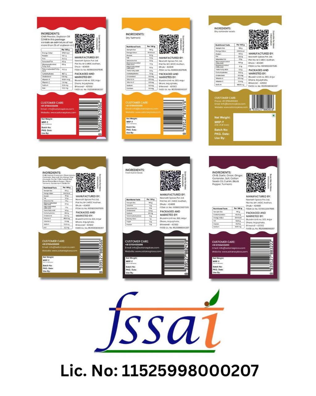 🌶️ Satara Spices – Premium Spices Combo