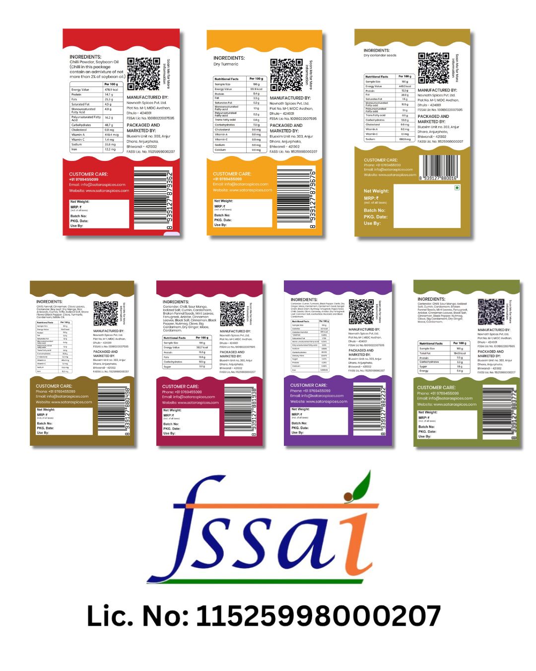 🥦 Satara Spices – Veg Special Combo Pack